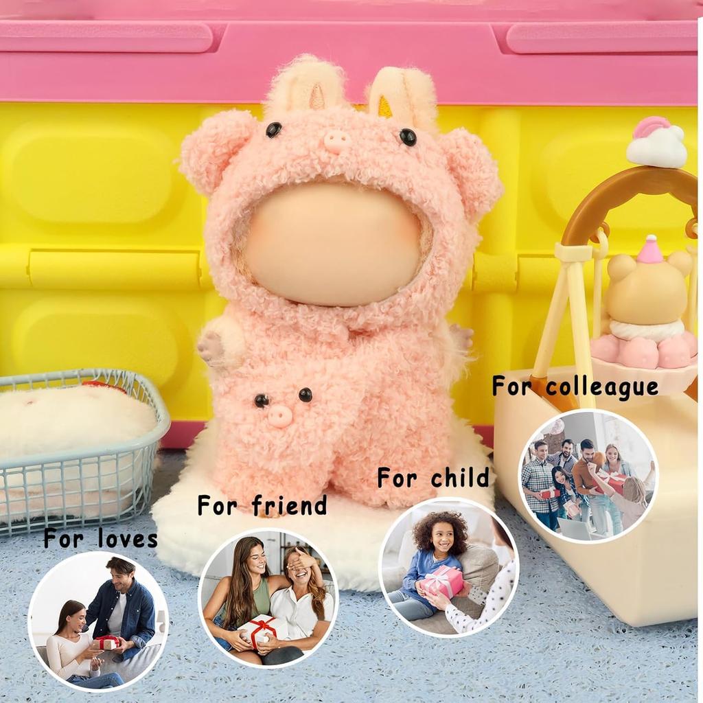 Cimoon Plush Toy Clothes (Clothes Only) 15cm 17cm Plush Doll Clothes Doll Outfit Cute Costume Dress Up DIY Accessory Doll Suit Jumpsuit Photo Path