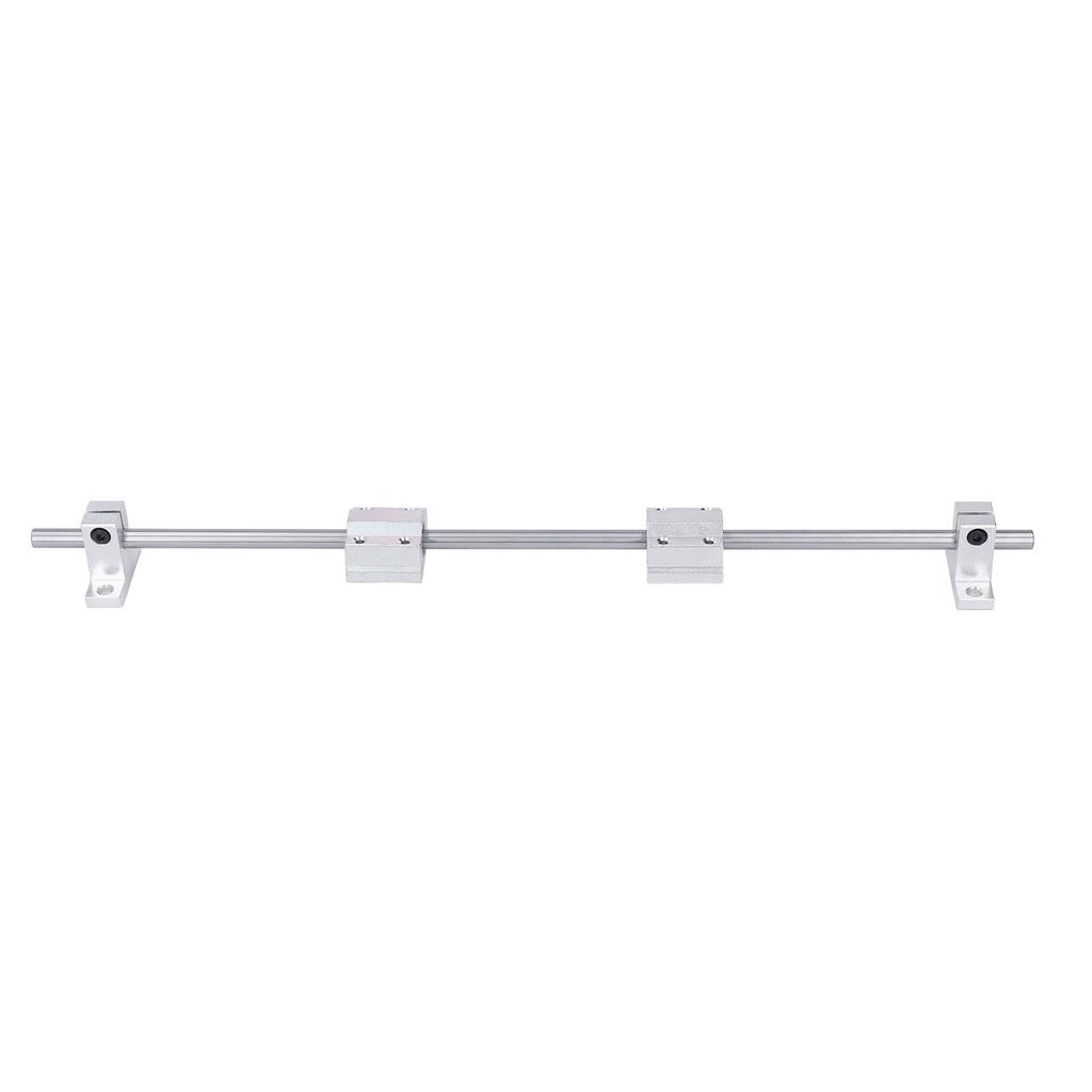 T8  Screw Kit 350mm Horizontal Optical Axes 8mm Double Rail Shaft Support Bearing