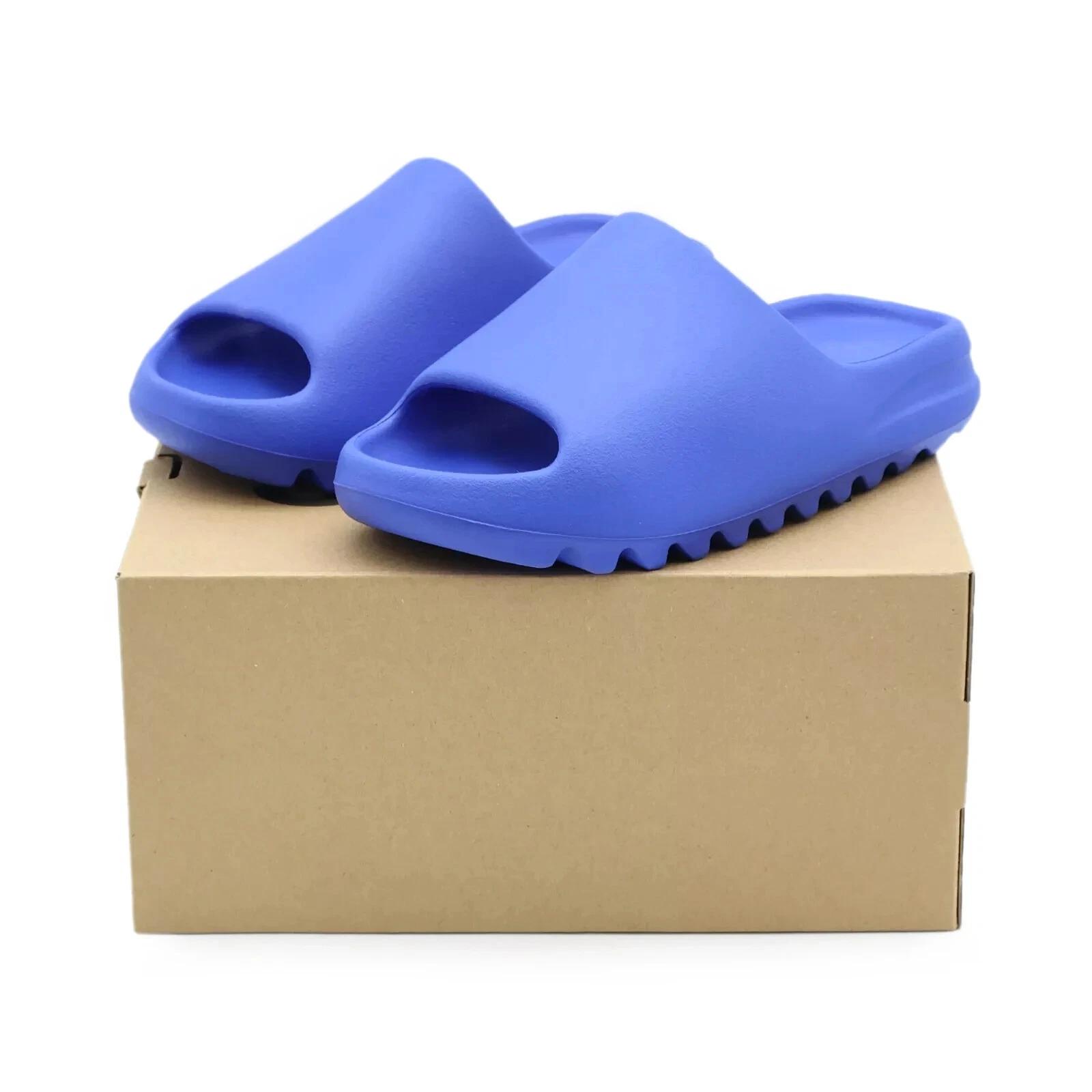 

ID4133 adidas Yeezy Slide Азурный Кобальтовый Королевский Синий Сапфировый Индиго Морской (Мужской) US 5