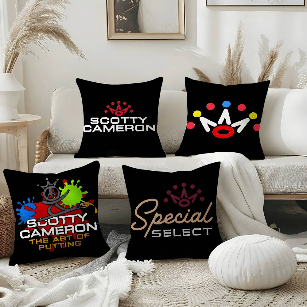 Luxury S-SCOTTY C-CAMERONS Pillow Case Short Plush Double-sided Printing Home Machine Washable In Winter Cushion Cover
