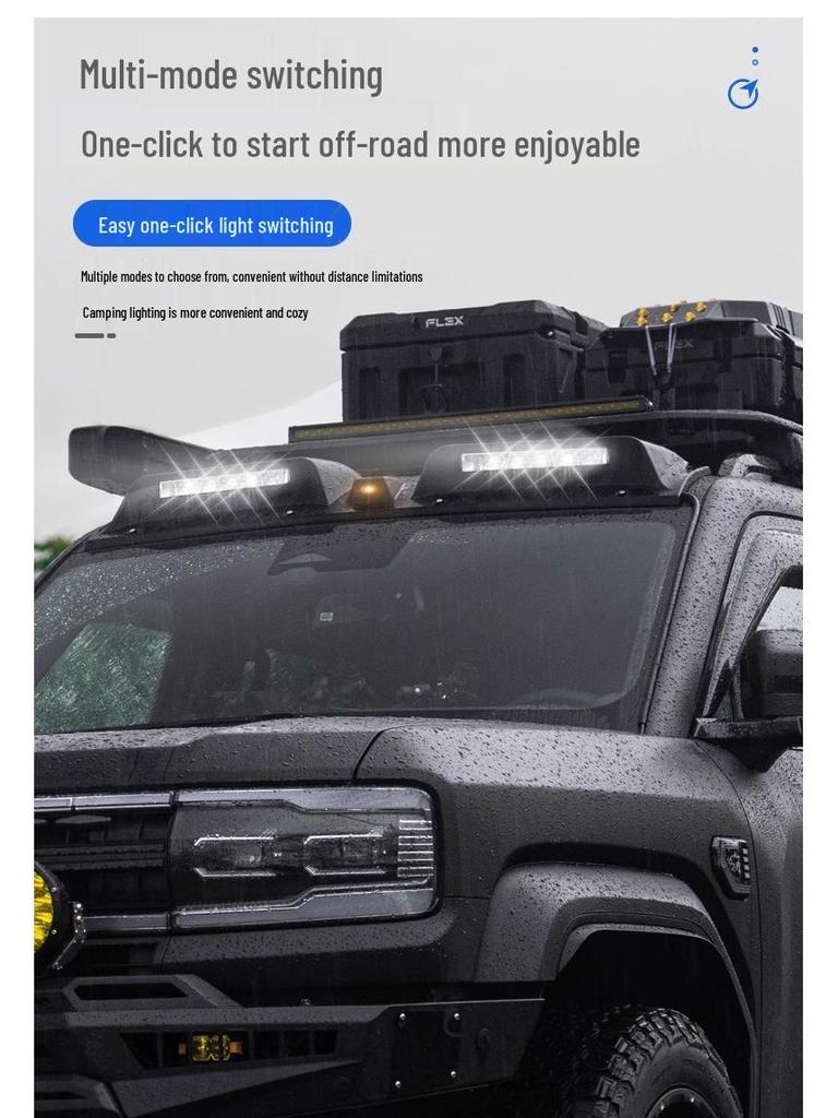 BYD Leopard 5 Roof and Grille LED Spotlight Off-Road Exterior Modification Kit