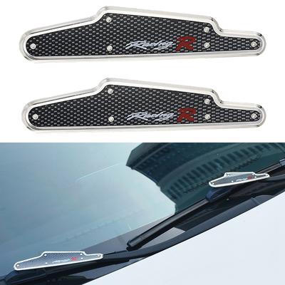 2pcs Car Windshield Wiper Spoiler for Scraping Water In Rain Driving At High Speeed, Aid Protector Separator Presser Universal