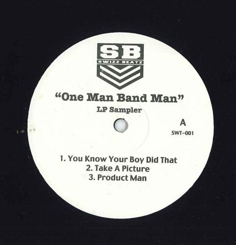 

12inch Record SWIZZ BEATZ - One Man Band MAN SWT001 Rap & Hip-Hop/R&B Used