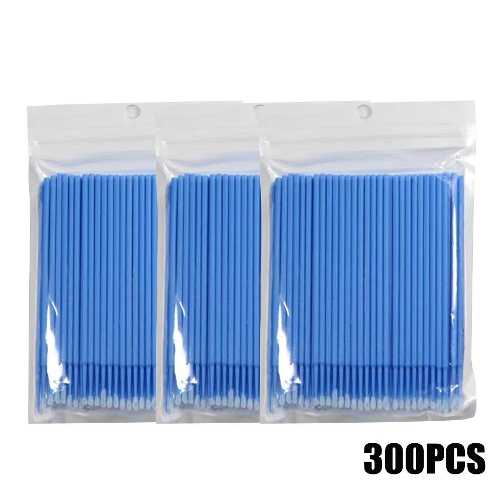 300pcs Disposable MicroBrush Eyelash Cleaning Brush Lash Extension Individua Tool For Eyelashes Removing Swab Micro Brushes