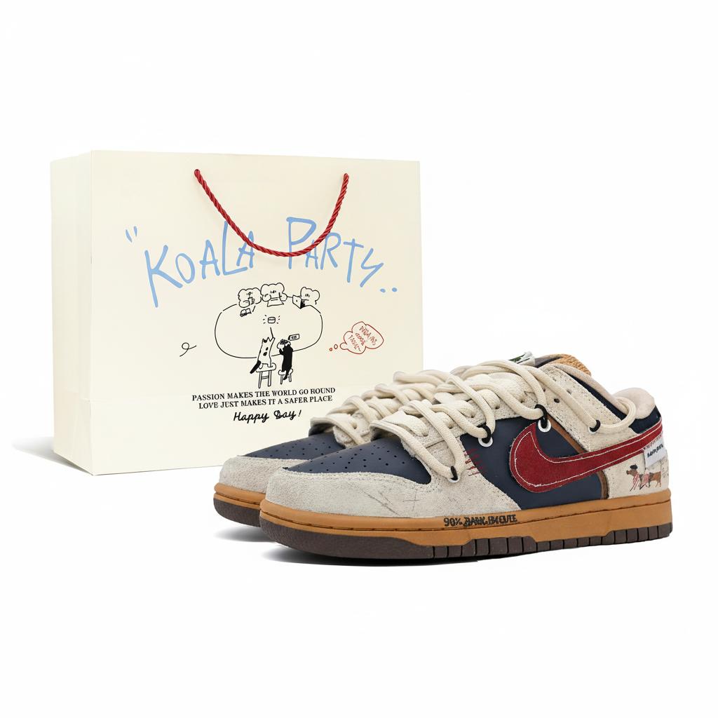 

Nike Dunk Skateboard Shoes Women s Brown Red HQ3459-212(Team1714-S-BOX) 36