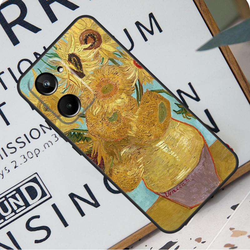 Paintings Starry Night Gogh For Realme 12 Pro Plus 9 10 11 GT5 C51 C31 C67 C55 C53 C35 C33 C30 C21Y C25s GT Neo 6 Case