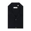 Oversized Casual Slim Short Sleeve Shirt 25 Mm se5Mm21hs319sbk