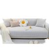 Soffkudde Fyrårstider Universell Chenille Enfärgad Sittskydd Modern Enkel Halkfri Soffskydd Handduk Ryggstödshandduk