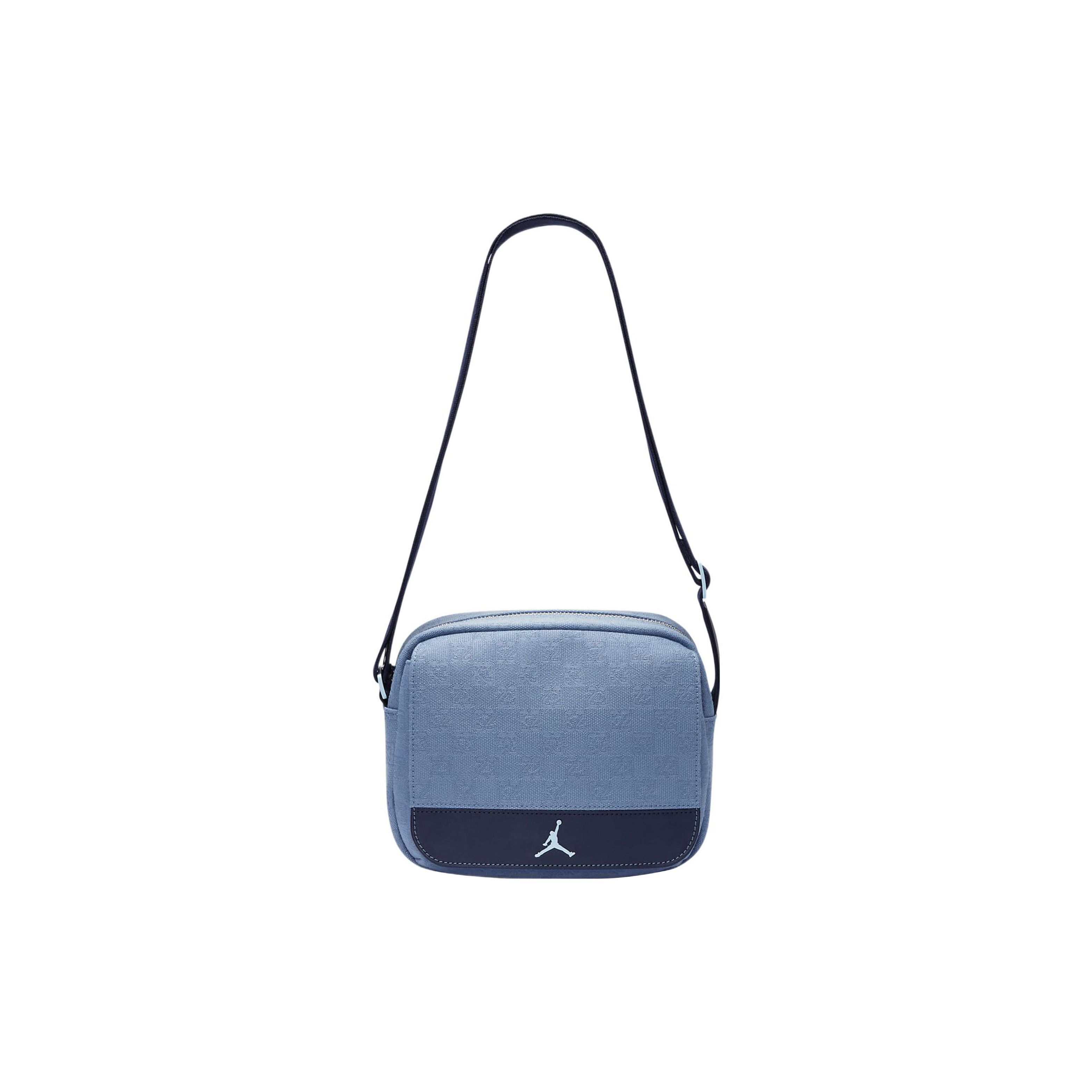 Jordan Monogram Magnetic Flap Pocket Polyester Crossbody Shoulder Bag Unisex bags Blue FJ6790-419 Blue