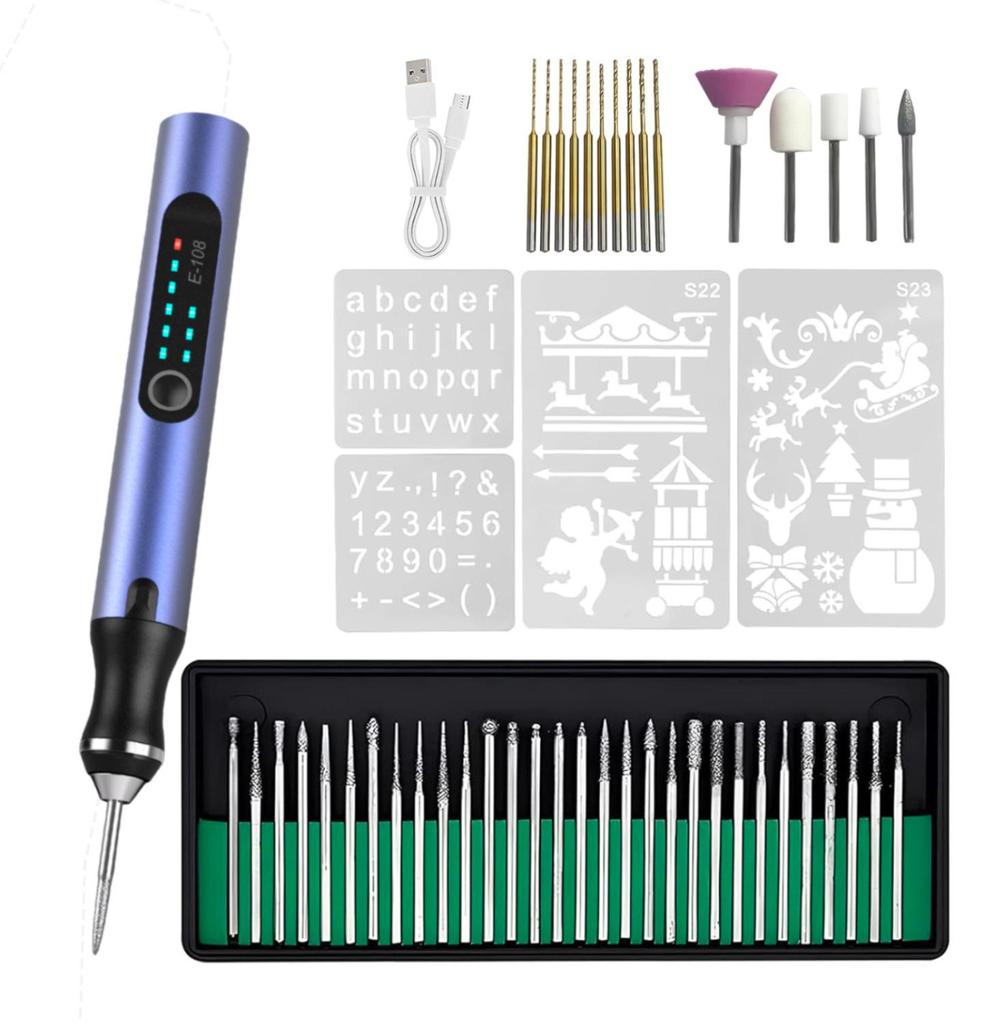 Electric Grinder Pen: Handheld Carving, Polishing & Engraving Tool for Jade & Wood