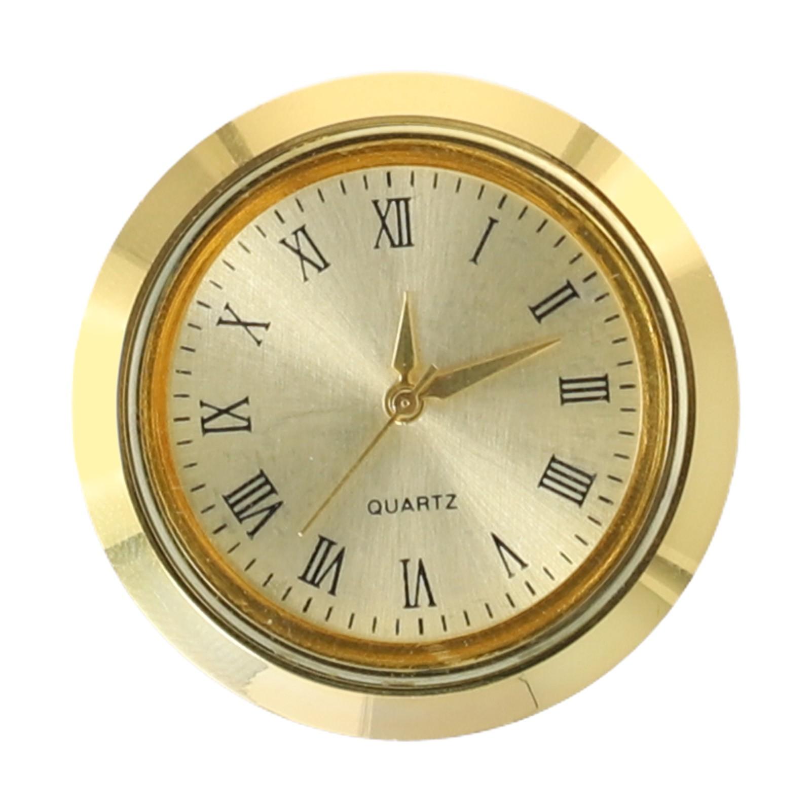 

36MM кварцевые часы вставки механизм замена DIY золотые арабские цифры детали новые C