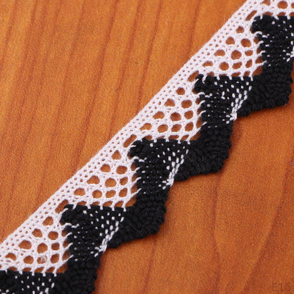 1 Piece Yarns Embroidery Lace Trimming DIY Sewing for Clothing Pillow Accessories Decoration,