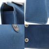 Hermes Kavasmira PM Handbag MedorHardware Navy Blue Canvas Unisex Used