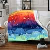 1pc Cat Rainbow Lightweight Flannel Blanket, Comfortable and Warm Blanket, for Office and Camping Sofa Bed, Livingroom129