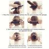 2pcs Creative Women'S Bohemian Hairstyle Design Set - (Choose from Two Styles) Magic Foam Sponge Donut Shaper, Ponytail Twist Tool, And Clip Additions