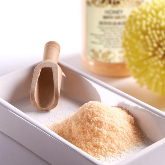 Wooden Bath Salt Spoon Natural Wood Multifunctional Scoop Ergonomic Handle Beech Kitchen Spoon for