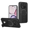 Luxury Shockproof Magnetic Bracket Case For Honor X6C X9C X60 Pro For Honor Magic 7 Lite Silicone Bumper With Holder Stand Cover