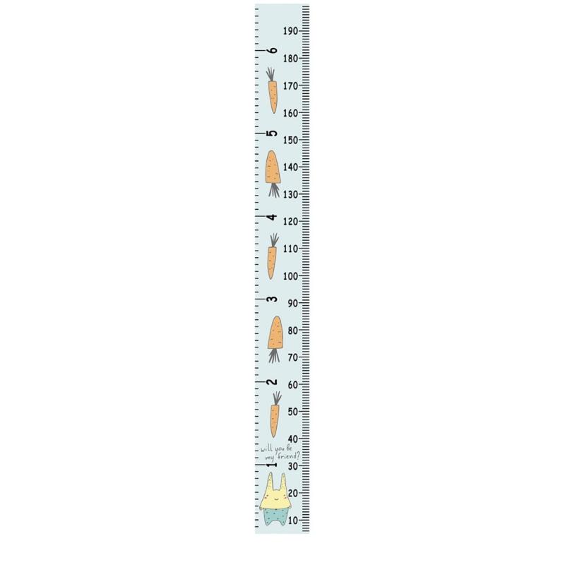 Creative Cartoon Decoration Kids Height Growth Chart Ruler for Kids Wall Meter