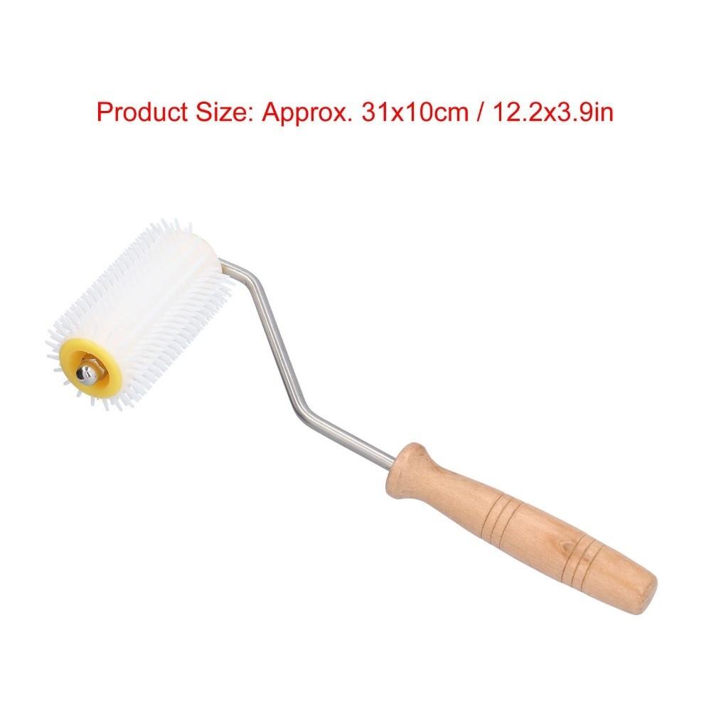 Durable Uncapping Needle Roller Wood Honey Extractor Roller Honey Uncapping Roller Beekeeper