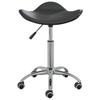 Barber Stool Black Artificial Leather