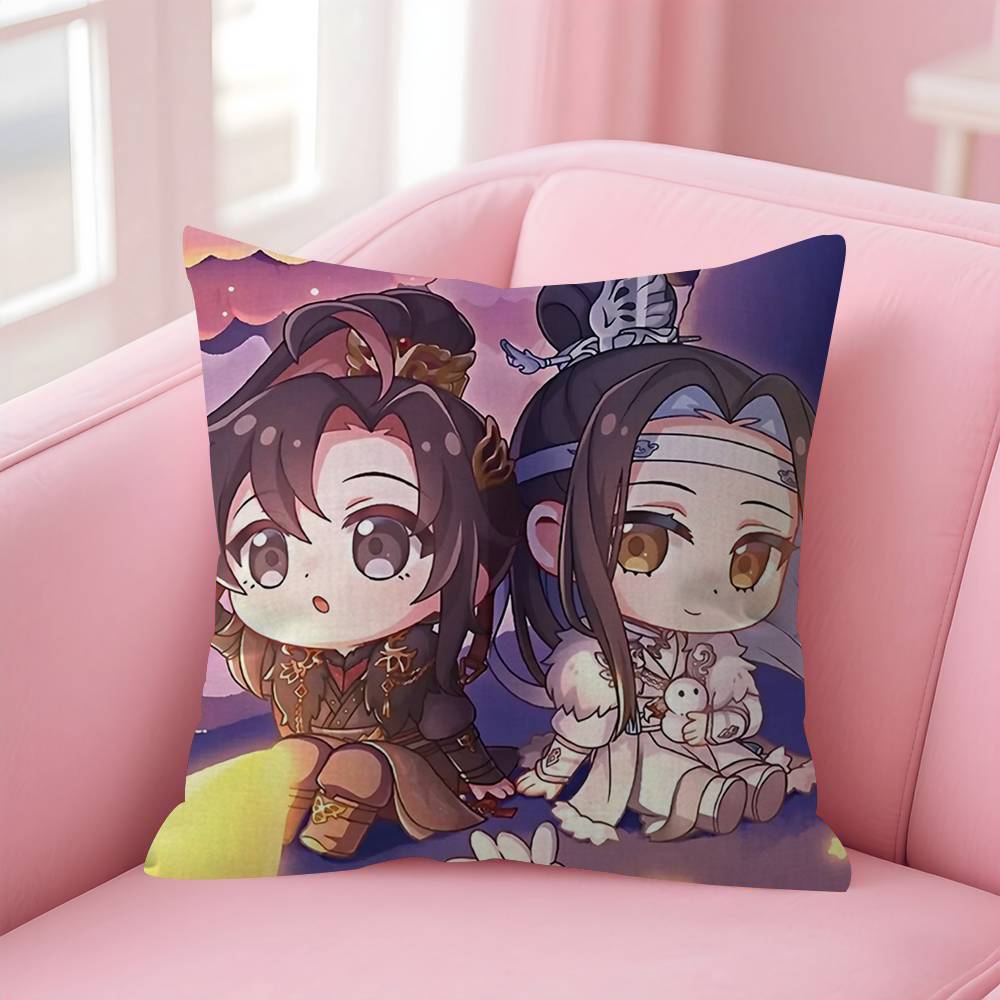 Anime Mo Dao Zu Shi Pillow Cover Sofa Cushion Cover Home Room Decoration Children Gift