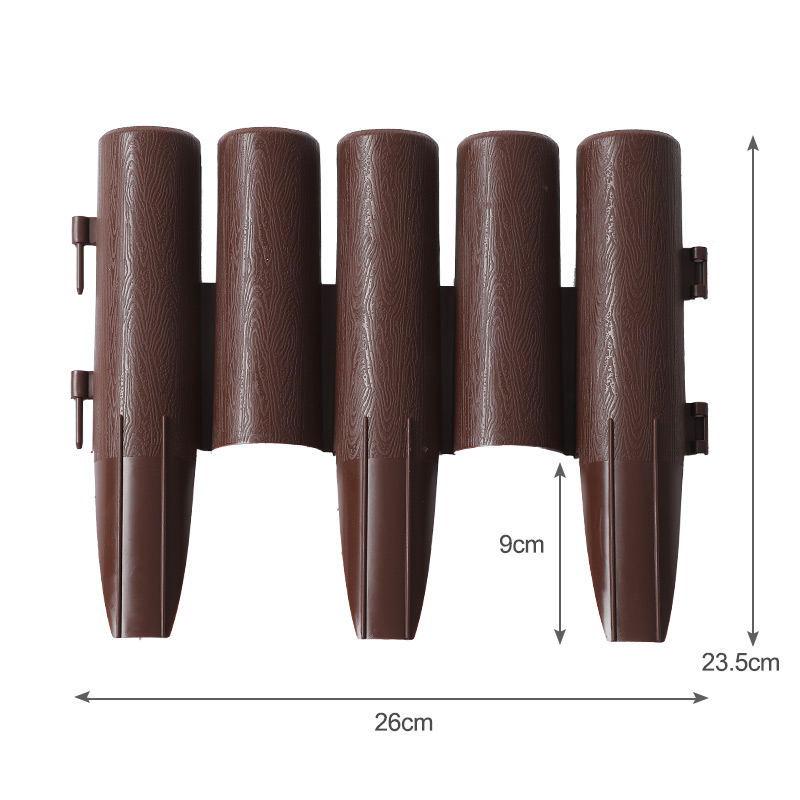 

Пластиковое ограждение для сада в европейском стиле