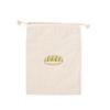 Homemade Reusable Linen Bread French Baguette Drawstring Kitchen Storage Bag
