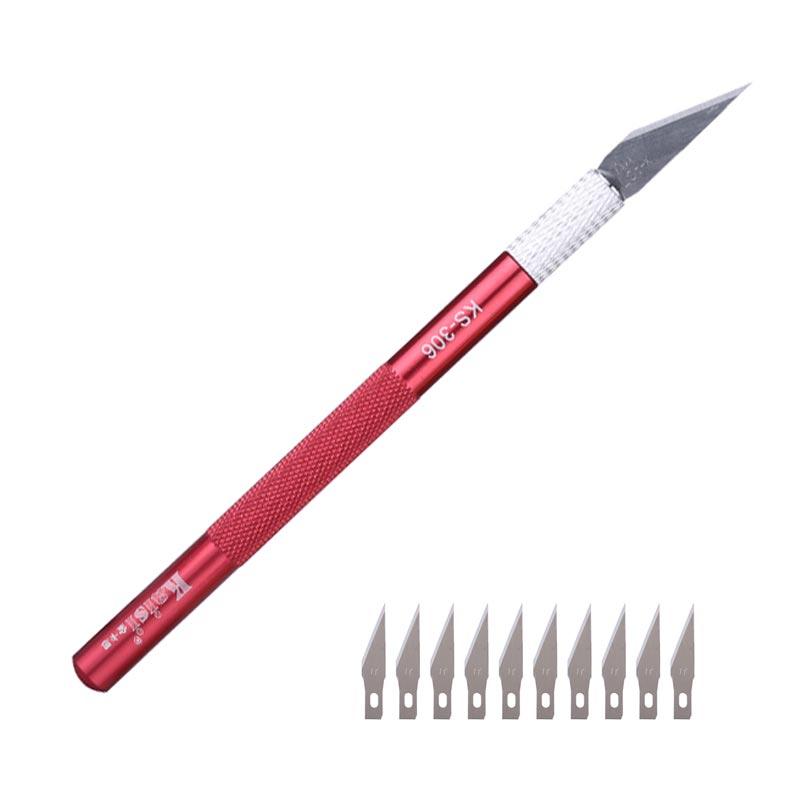 12pcs/lot Craft Artwork Engraving DIY Cutter Knife Set Wood Model Repairing Sculpture Scalpel Carving Knife Hand Tools