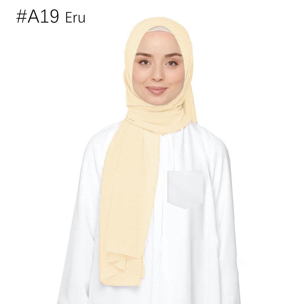 Ethnische Perlen Chiffon Bubble Kopftuch - Malaysia Schalkollektion