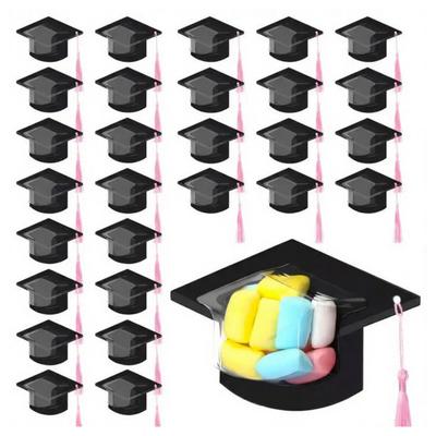 Abschlusskappe Süßigkeitenkarten Süßigkeiten-Kuppel Grußkarte mit Quaste DIY Abschlusskappe Süßigkeitenbox für Schulfeier Party 2026 Abschlussgeschenke