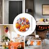 Front Door Horror Sign Door Scary Acrylic Round Sign Decoration Gothic Festive Ornament Hangable Scene Props for Bedroom Porch