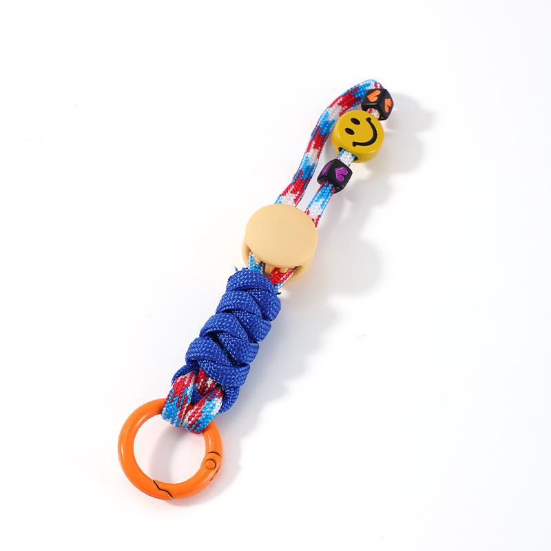 Smiling Face Cartoon Doll Lanyard Keychain - Child's Clothing, Pencil Case, Phone & Camera Strap Ornament