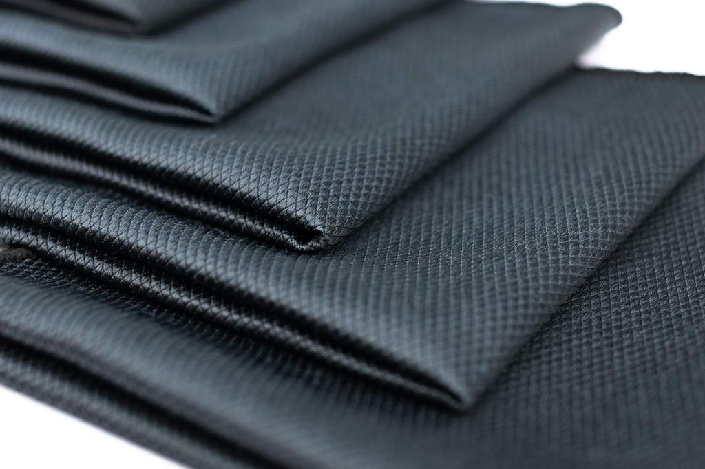 The Rag Company Diamond Weave Glass & Window Towels, 6-Count, Black, for Car Washes and Detailing