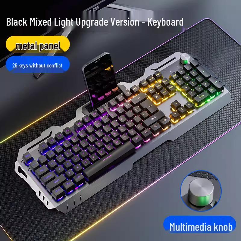 Maverick Mechanical Gaming Keyboard, Mouse, and Headset Set - Wired Esports Peripherals.