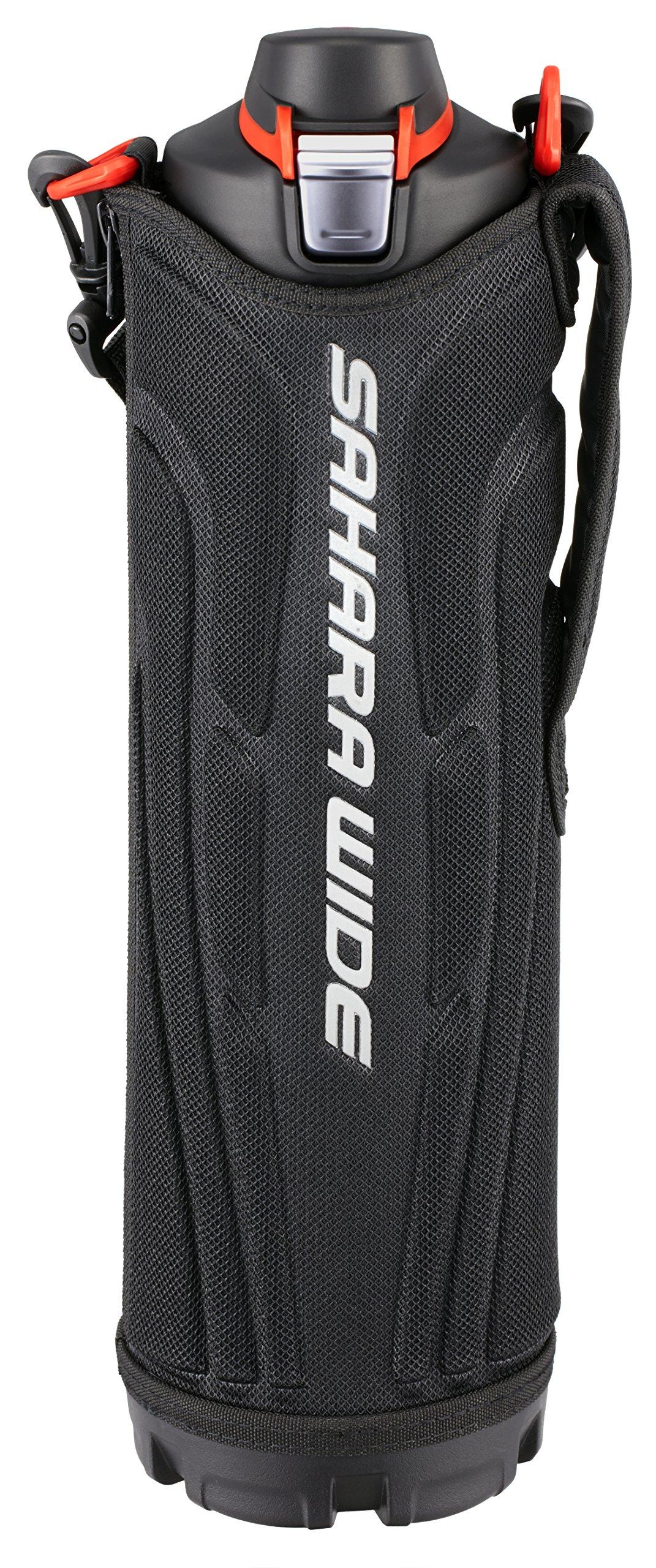 

Tiger MME-D150-K 1.5L Stainless Steel Water Bottle, Direct Drinking, Sports Bottle with Pouch, Black