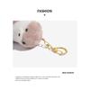 Kpop Idol Lee Chan Same Otter Plush Keychain Adorable Sea Otter Holding Fish Stuffed Doll Backpack Bag Hanging Charm