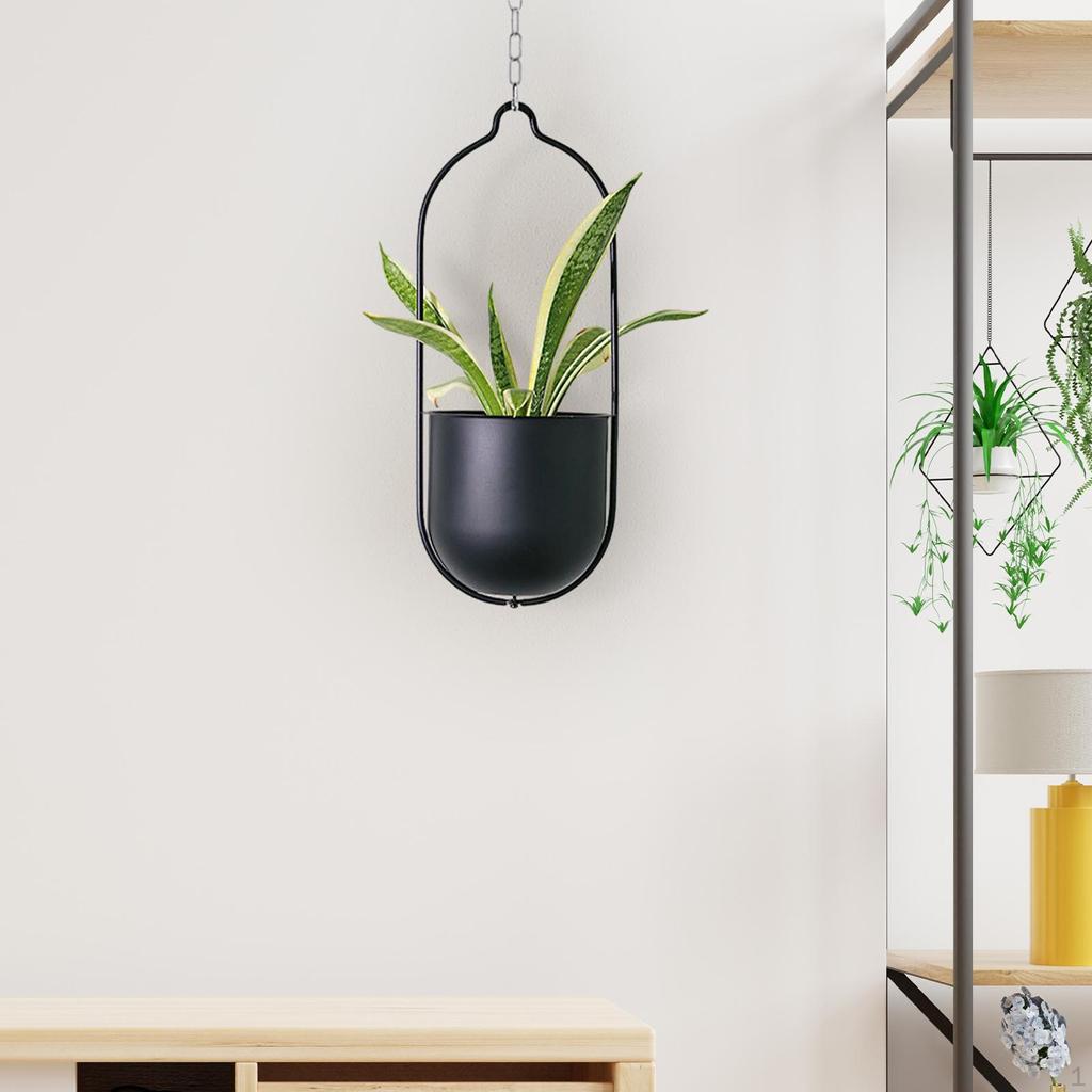 Hanging Flower Basket Plant Pot Sturdy Versatile Practical Floral Container Holder for Bedroom