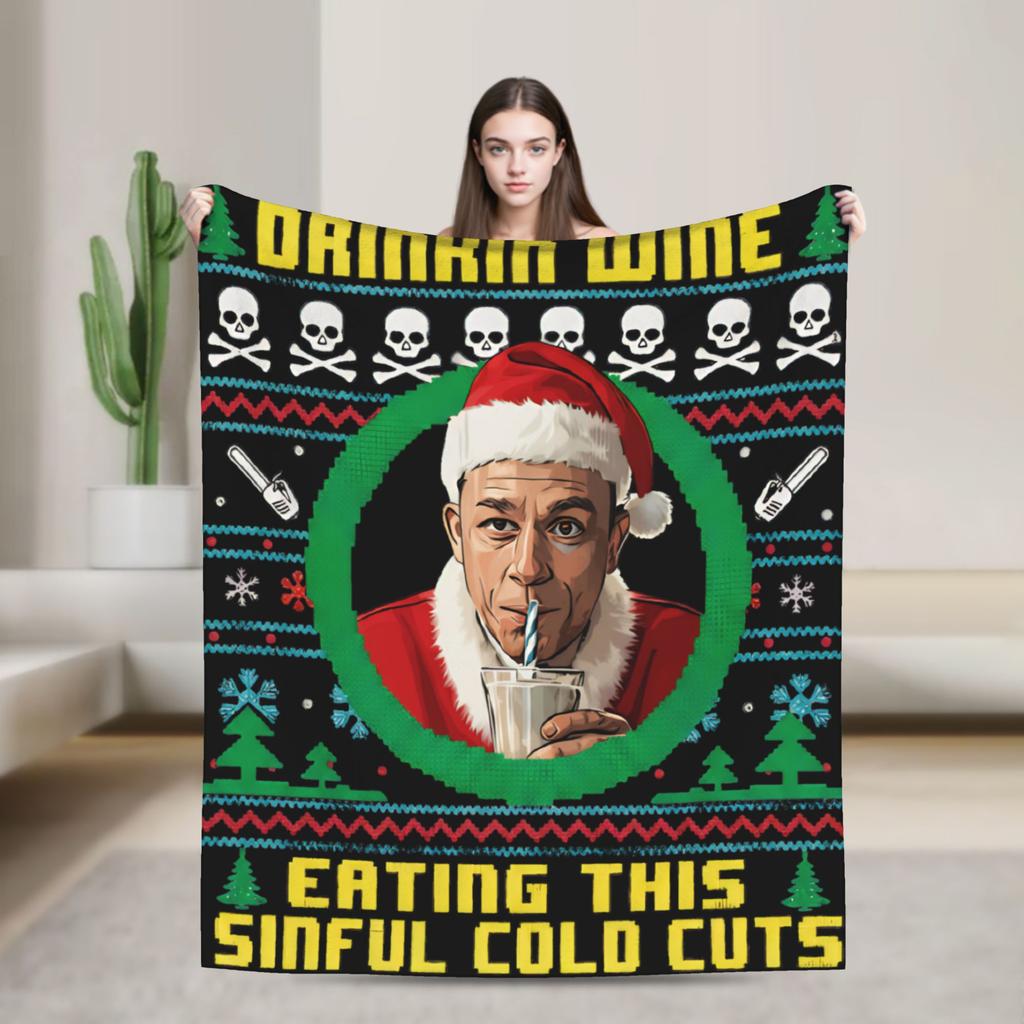 Charlie Hunnam Ed Gein Im Going Drinking Yes I Am Christmas Blanket Super Soft Warm Blankets for Couch Multiple Sizes Bedspreads