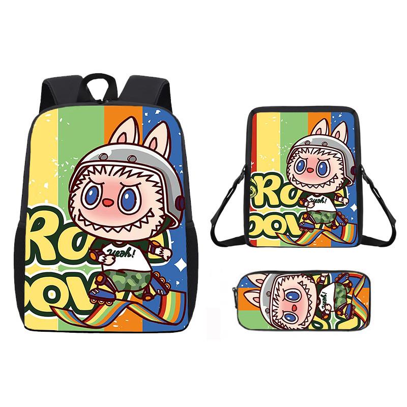 Anime Shoulder Cartoon Bag Pencil Case School Backpack For Children