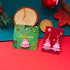 Sweet Enamel Pink Christmas Tree Drop Earrings for Women Fashion Simple Hollow Snowman Earrings Girls Xmas New Year Jewelry Gift