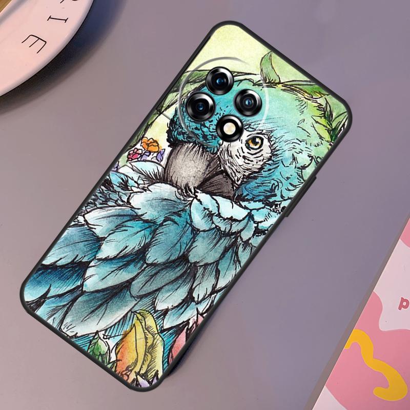 

Animal Parrot Bird Case For OnePlus 12R 10T 10R 9RT 9 10 Pro OnePlus 12 11 Nord 3 2T CE 2 Lite N20 N10 Cover OnePlus 8T