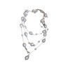 Irregular Long Pearl Necklace French Light Luxury Temperament Sweater Chain Niche Simple High Sense Necklace Women