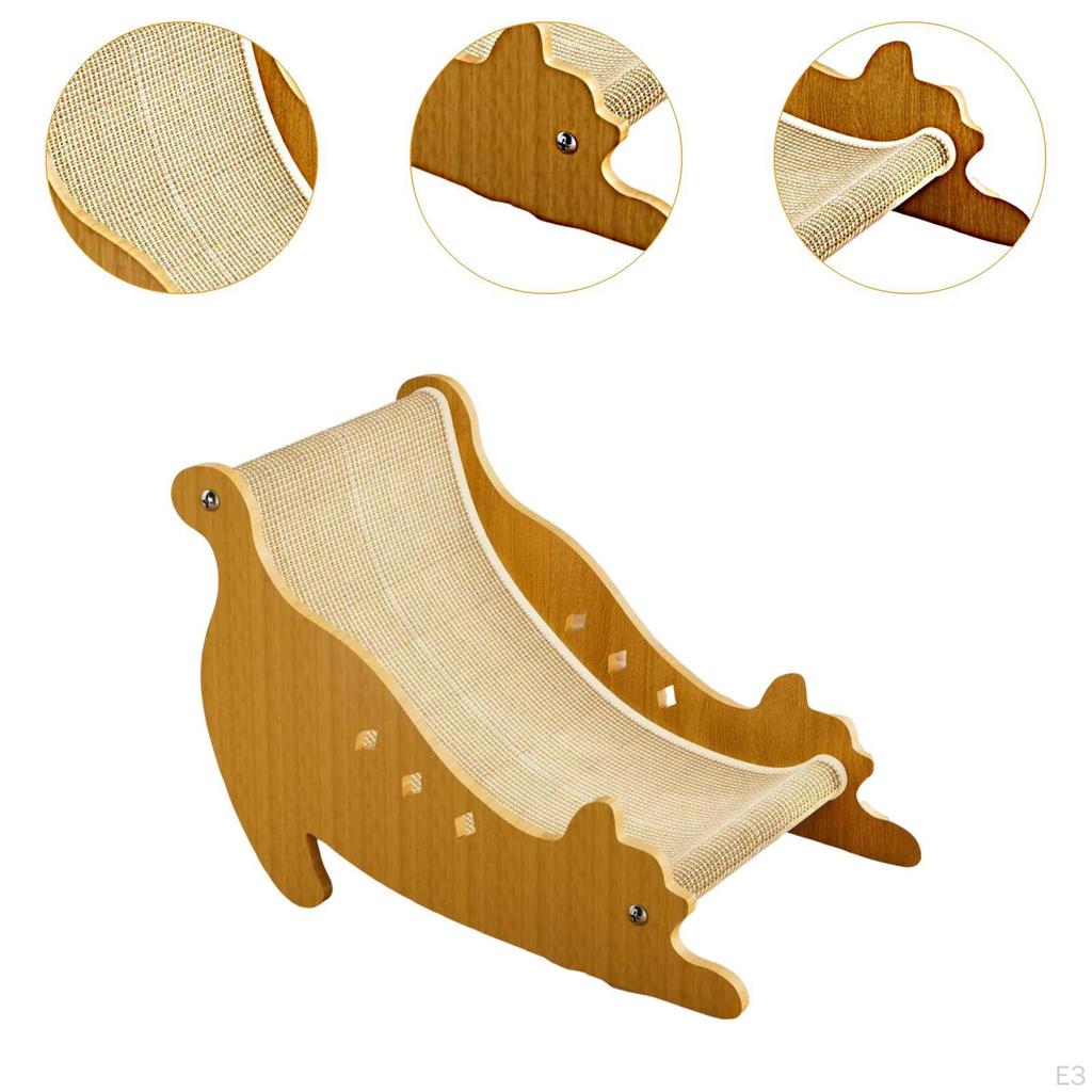 2 in 1 Cat Sisal Scratcher Lounge Couch Kitten Bed Sofa Lightweight Scratching Pad