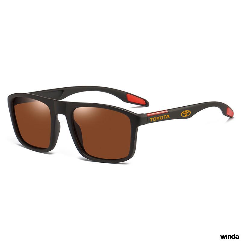 Car Keychain For Toyota Camry Corolla Sunglasses High-end Luxury Driving Polarized Glasses Rav4 Brand Design Anti-glare