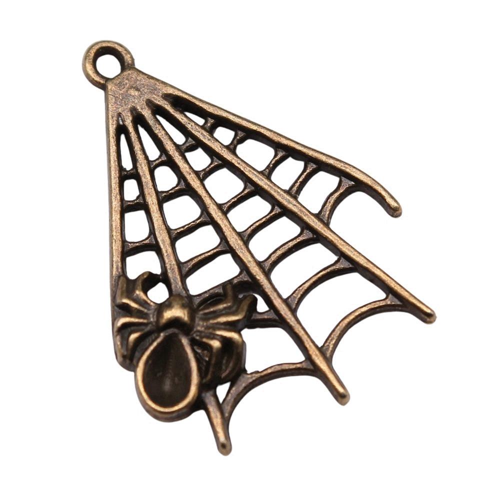 Charms Spider Halloween Bat Pendants Kids' Jewelry Materials QC119