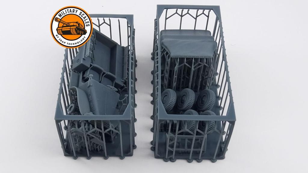 IDAP Technology 1/72 Scale American Dodge WC51 Small Freight Truck 3D Printer Kit PD72044