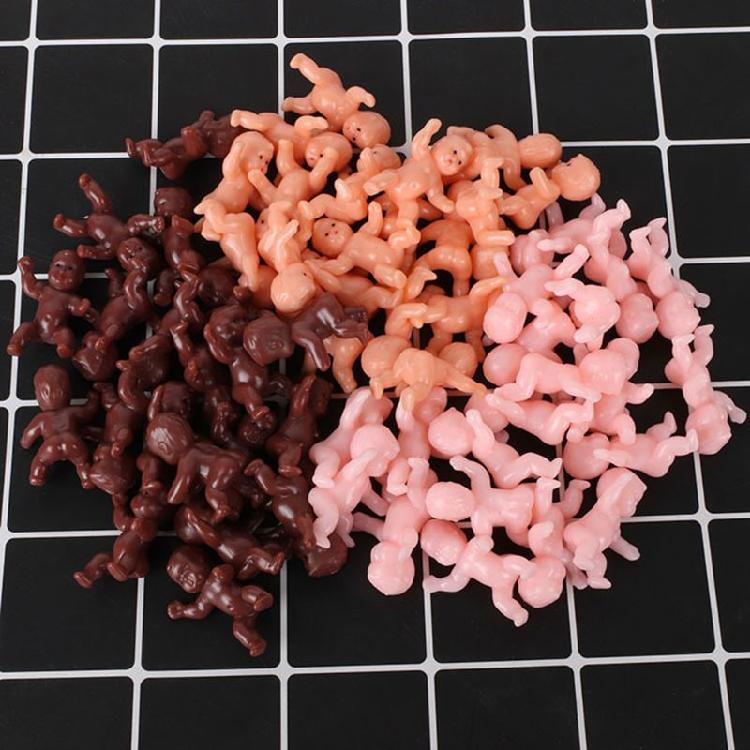 10PCS Mini Model Baby Figure Pretend for Play Ornament Hobby Collection Figurine