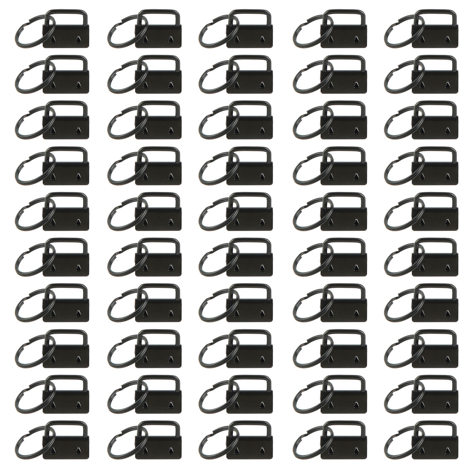 

50 шт. 25-мм брелок для ключів із роздільним кільцем для ключів із кільцями для ключів. Брелок. Бравняний затиск. 4