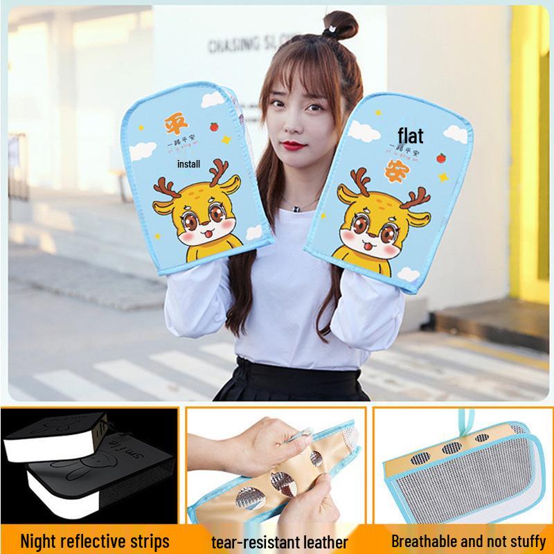 Electric Vehicle UV Protection Gloves: Waterproof, Windproof Handlebar Covers for Bikes and Motorcycles