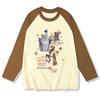 spring autumn oversized t-shirts youth harajuku cute cartoon print T Shirt Women Pullover tshirt long sleeve y2k Tops streetwear